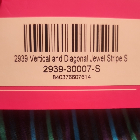 Terez Vertical And Diagonal Jewel Stripe Pants Size S - Picture 6 of 6